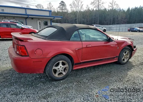 2002 Ford Mustang z USA, uszkodzony, nr VIN 1FAFP44482F111153